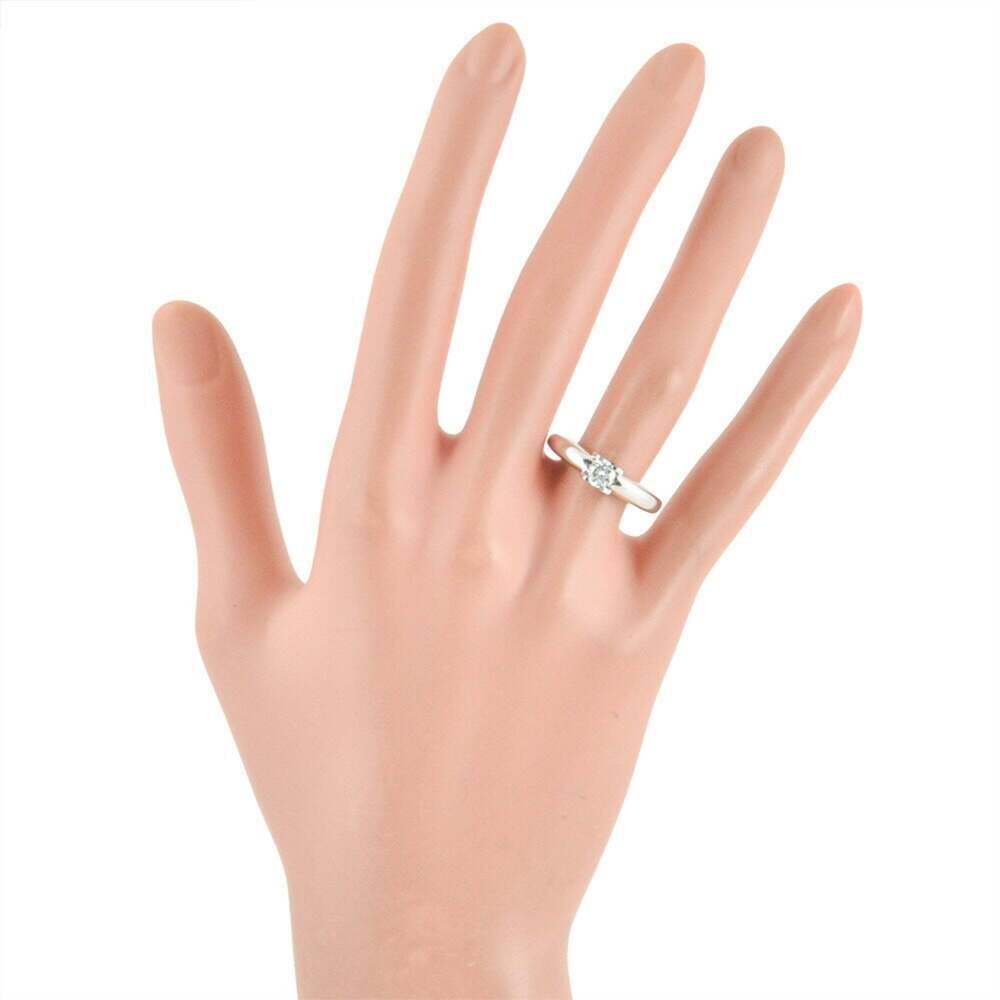 CARTIER Authentic 18k Silver Diamond Ring #52 - Picture 8 of 9